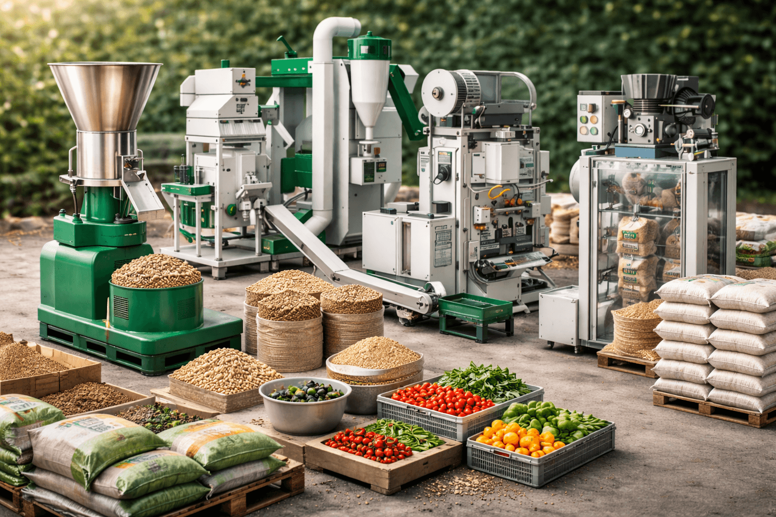 AKOM Agro processing Biomass Lines