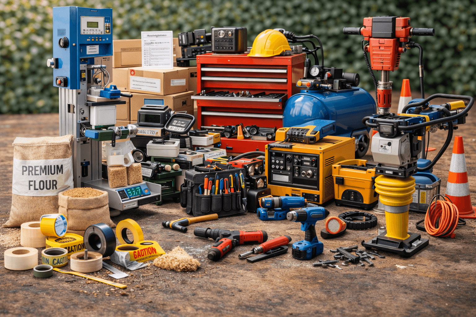 AKOM Packaging Workshop Construction Equipment