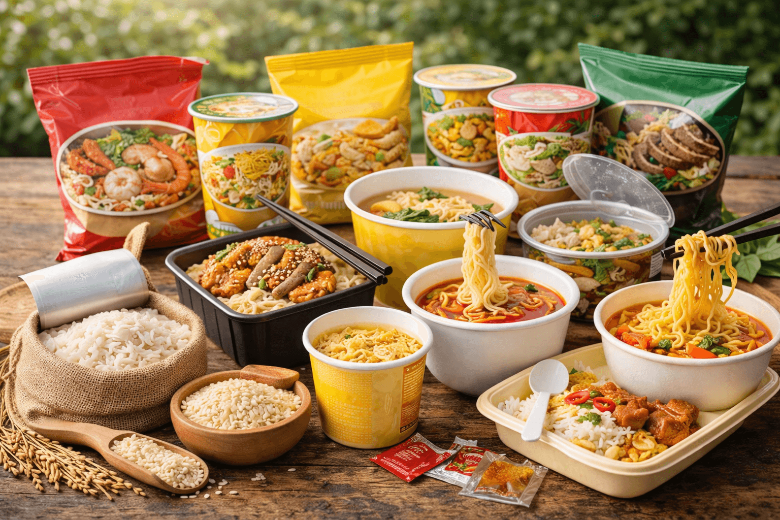 Akom Food Instant Noodles Convenient Meals